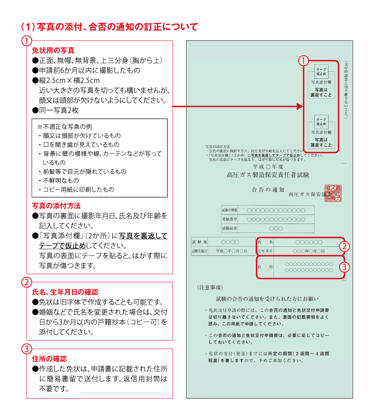 申請書の記入方法 高圧ガス保安協会