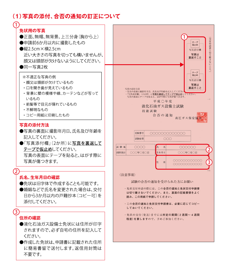 申請書の記入方法 高圧ガス保安協会